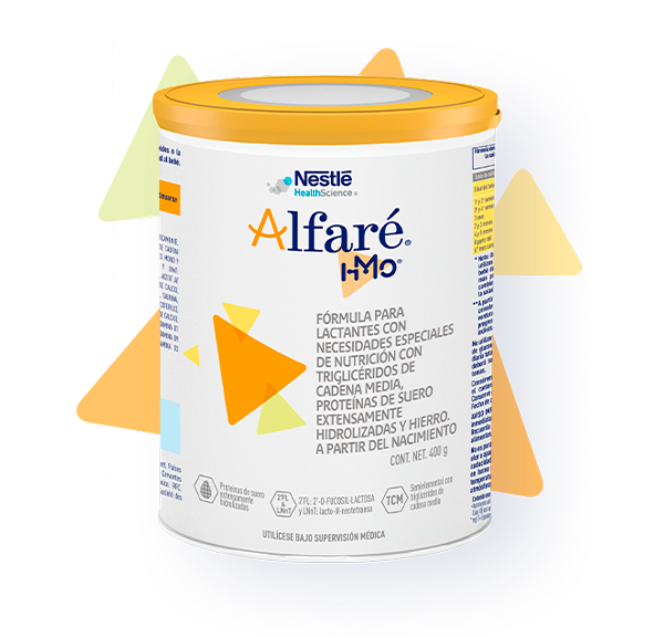 A can of Alfaré HMO formula for children with gastrointestinal disor