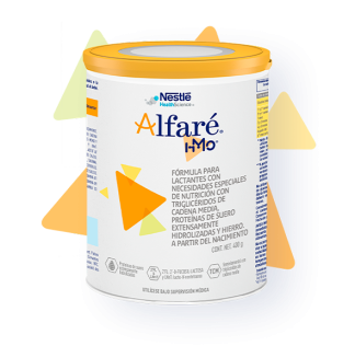 A can of Alfaré HMO formula for children with gastrointestinal disor